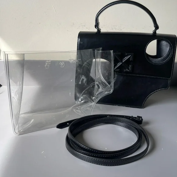 Off white Meteor Jitney Leather Bag - Picture 11 of 15